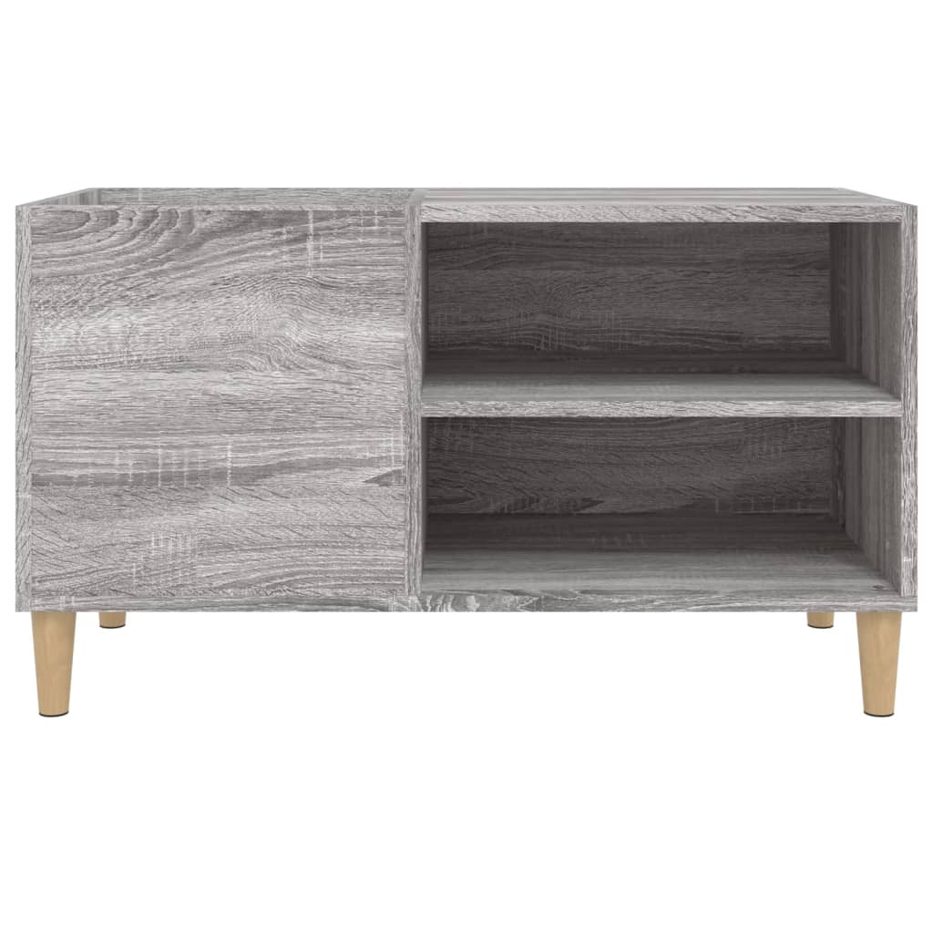 Record Cabinet Grey Sonoma 84,5x38x48 cm Engineered Wood