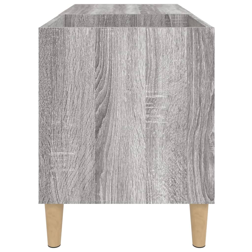 Record Cabinet Grey Sonoma 84,5x38x48 cm Engineered Wood