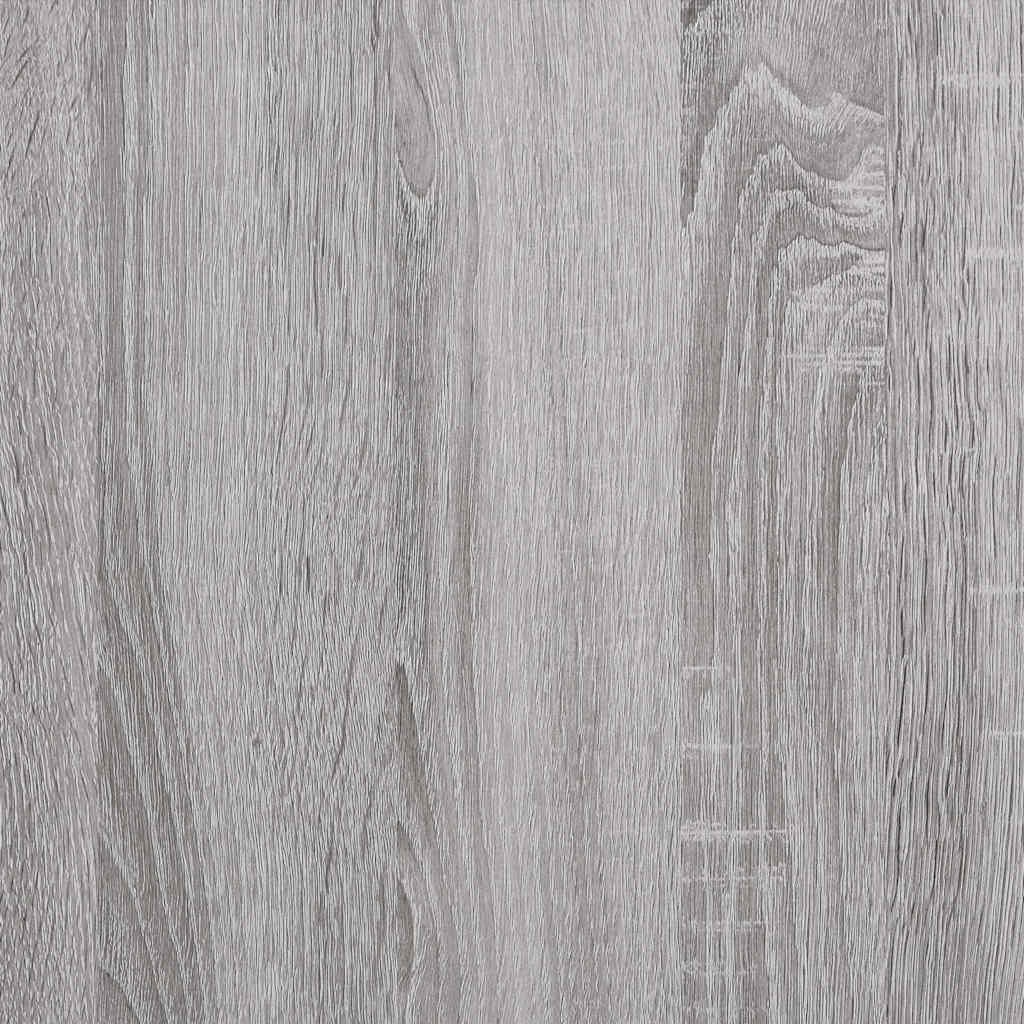 Record Cabinet Grey Sonoma 84,5x38x48 cm Engineered Wood