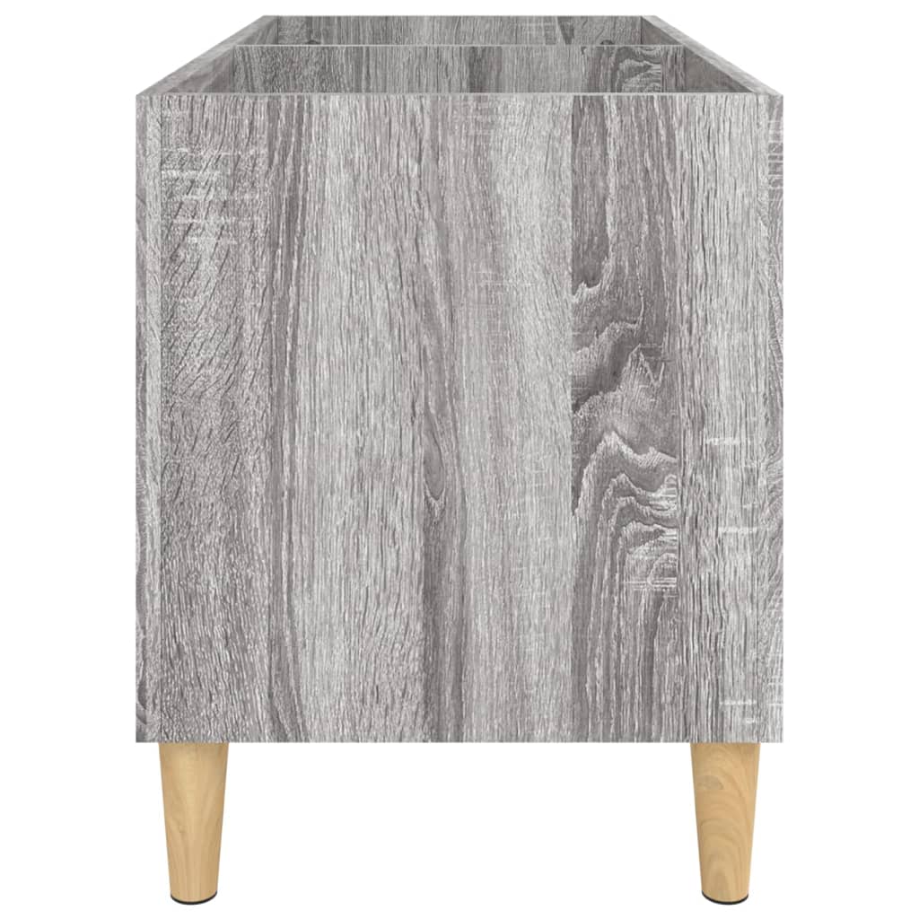 Record Cabinet Grey Sonoma 74.5x38x48 cm Engineered Wood