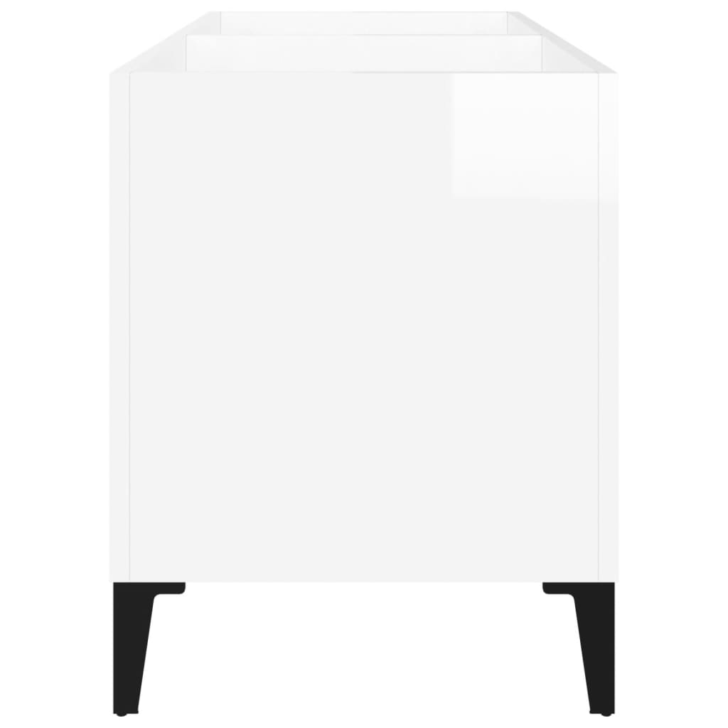 Record Cabinet | High-gloss white | Engineered wood, metal | Medium