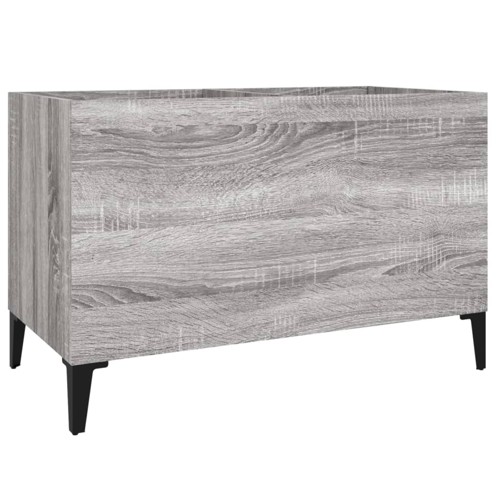 Record Cabinet | Grey Sonoma | Engineered wood, Metal | Medium