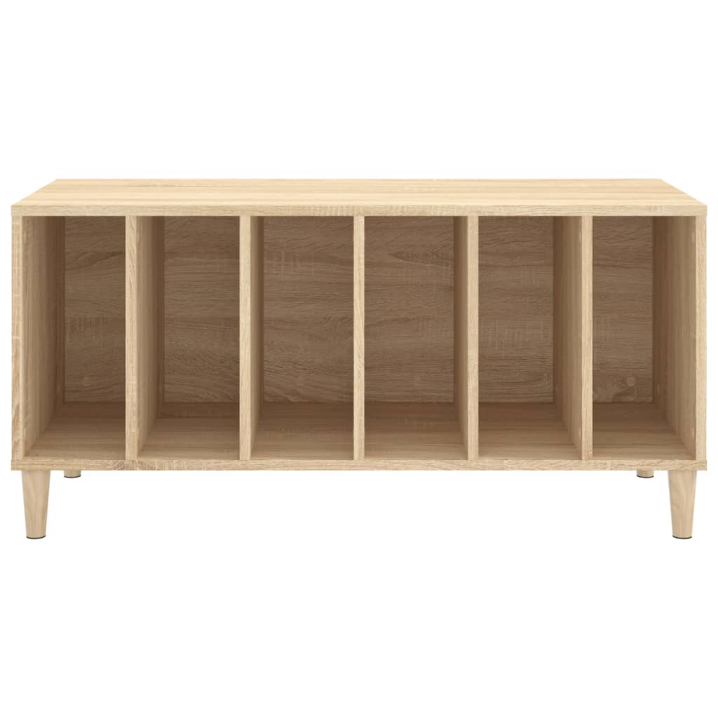 Record Cabinet | Sonoma oak | Engineered wood | Medium | Record Cabinet