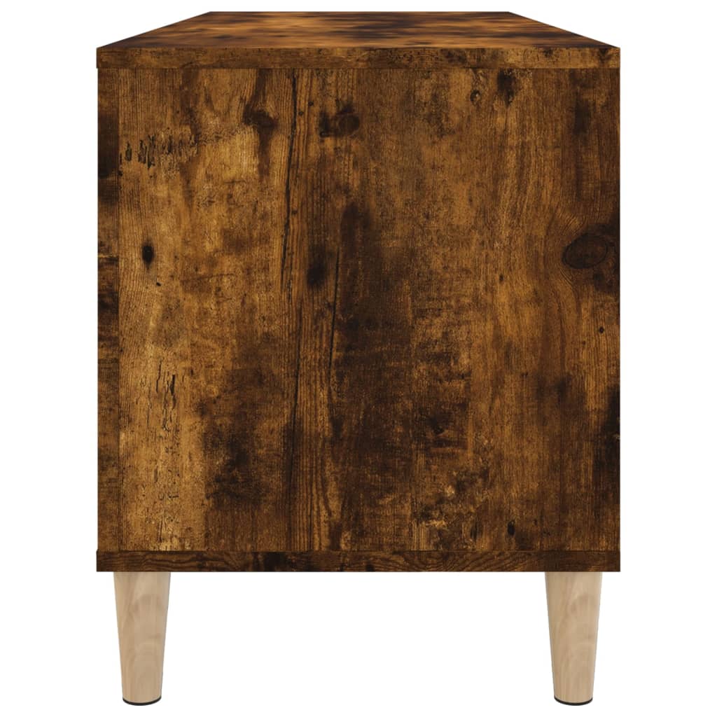 Record Cabinet | Smoked Oak | Engineered Wood | Medium | Record Cabinet
