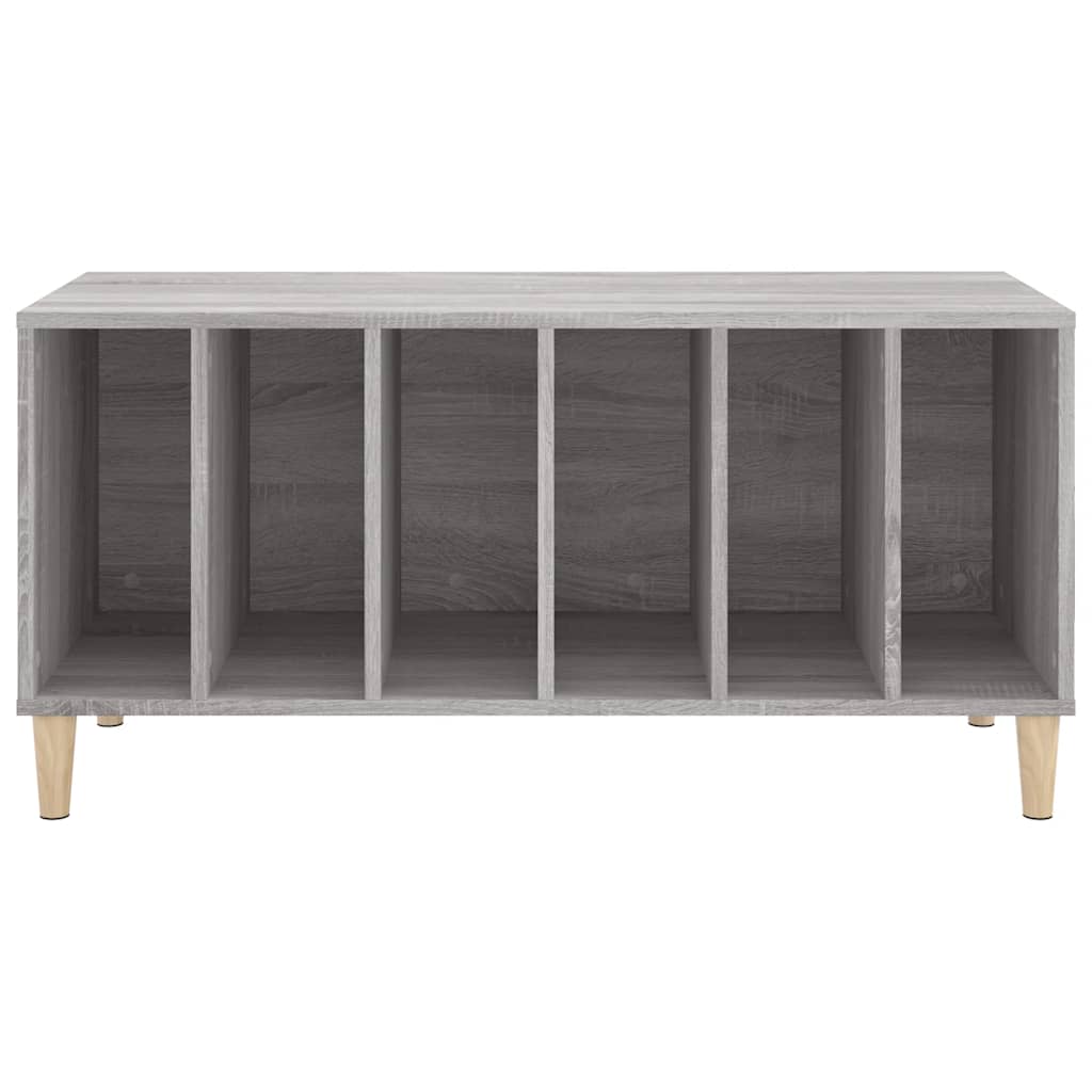 Record Cabinet Grey Sonoma 100x38x48 cm Engineered Wood