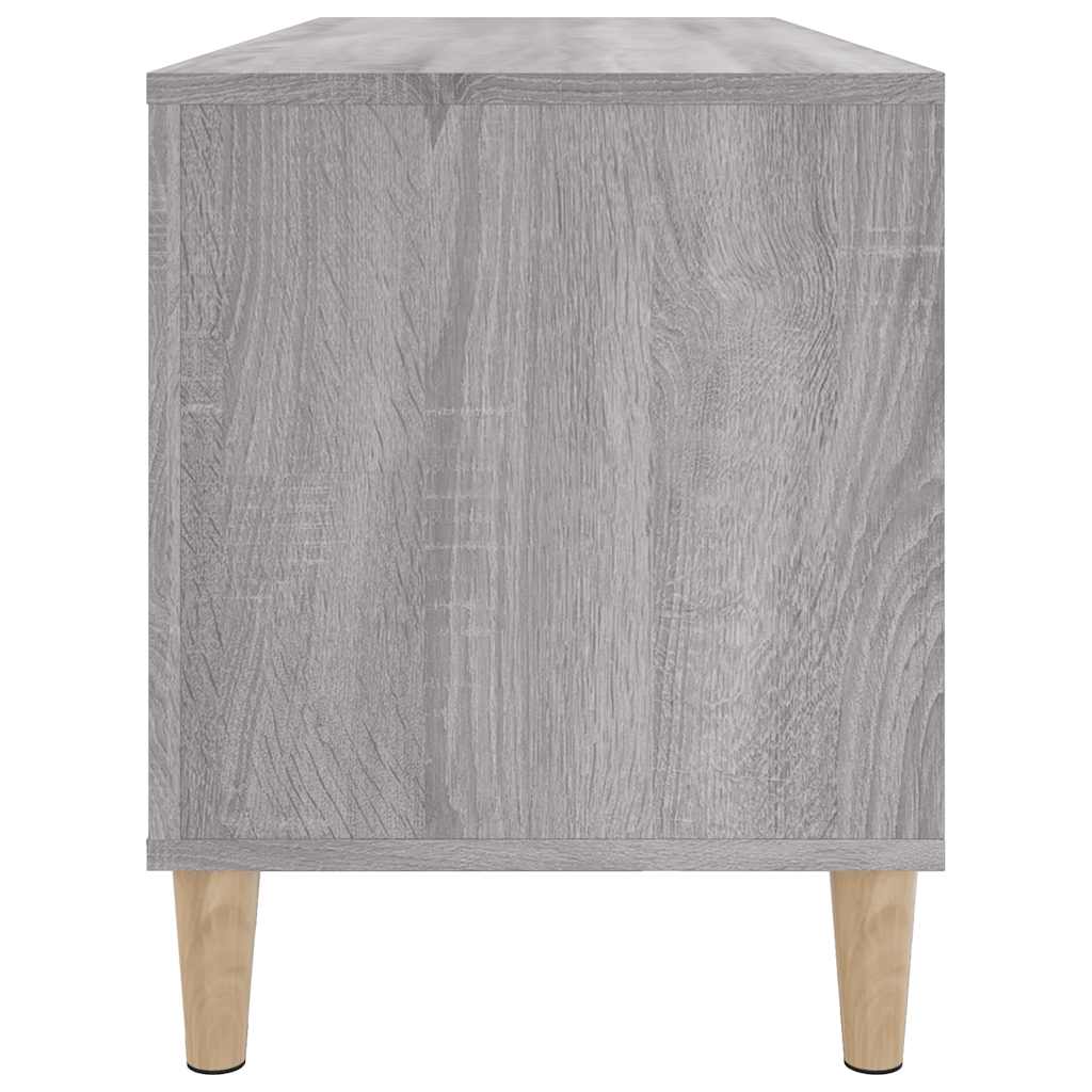 Record Cabinet Grey Sonoma 100x38x48 cm Engineered Wood
