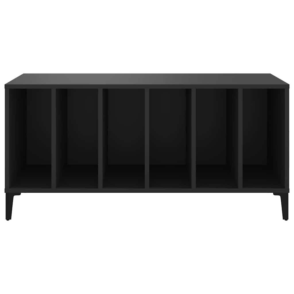 Record Cabinet | Black | Engineered wood, metal | Medium | Record Cabinet
