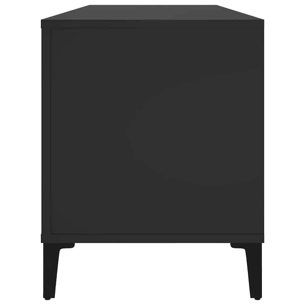 Record Cabinet | Black | Engineered wood, metal | Medium | Record Cabinet
