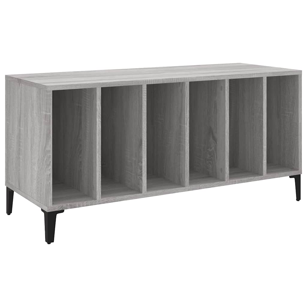 Record Cabinet | Grey sonoma | Engineered wood, metal | 100 x 38 x 48 cm