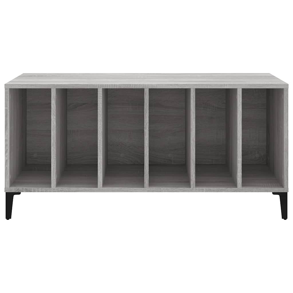 Record Cabinet Grey Sonoma 100x38x48 cm Engineered Wood