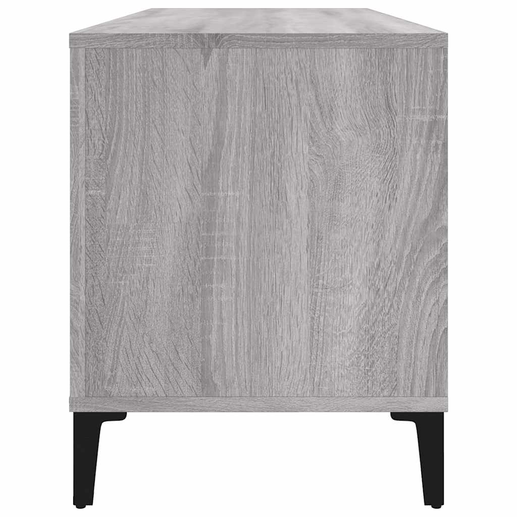 Record Cabinet | Grey sonoma | Engineered wood, metal | 100 x 38 x 48 cm
