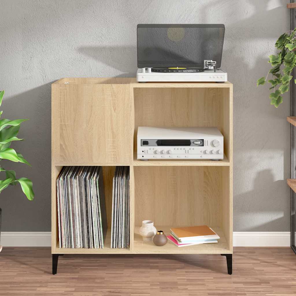 Record Cabinet | Sonoma oak | Engineered wood, metal | 84.5 x 38 x 89 cm