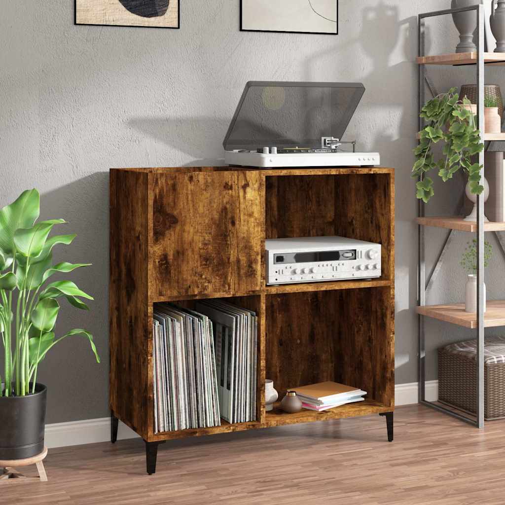 Record Cabinet | Smoked oak | Engineered wood, metal | Medium