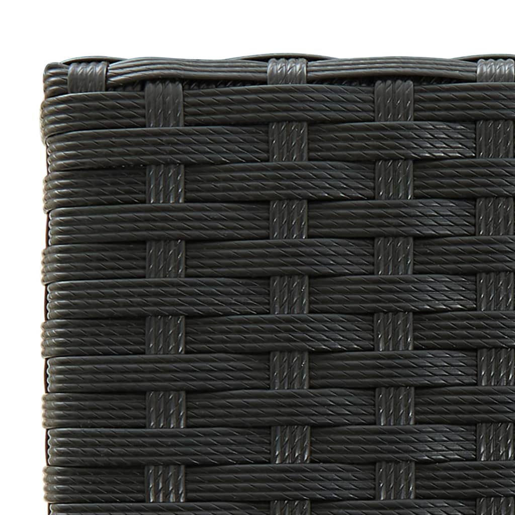 Garden Bar Set | Black | Poly Rattan | 5 Piece |  Durable