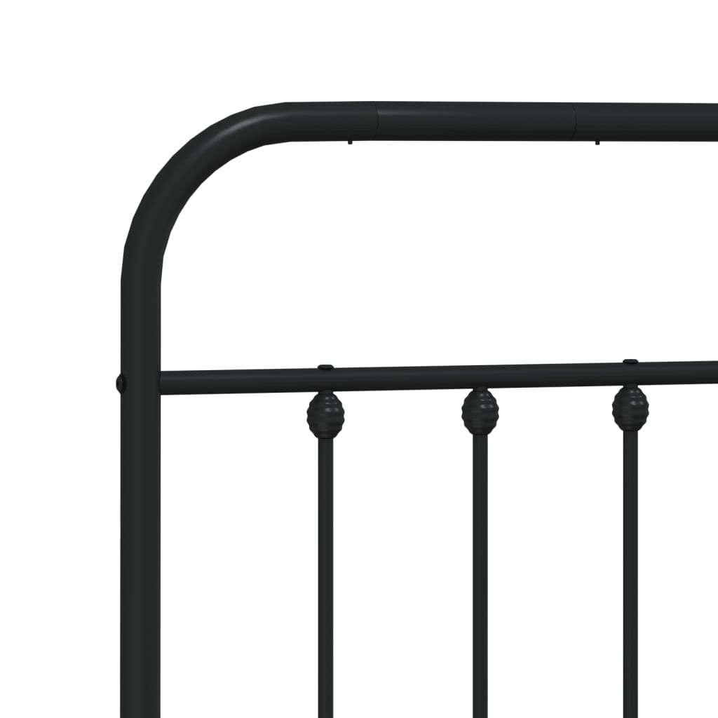 Bed Frame | Black | Bed Frame | Metal Bed Frame | Double Bed | Black Bed