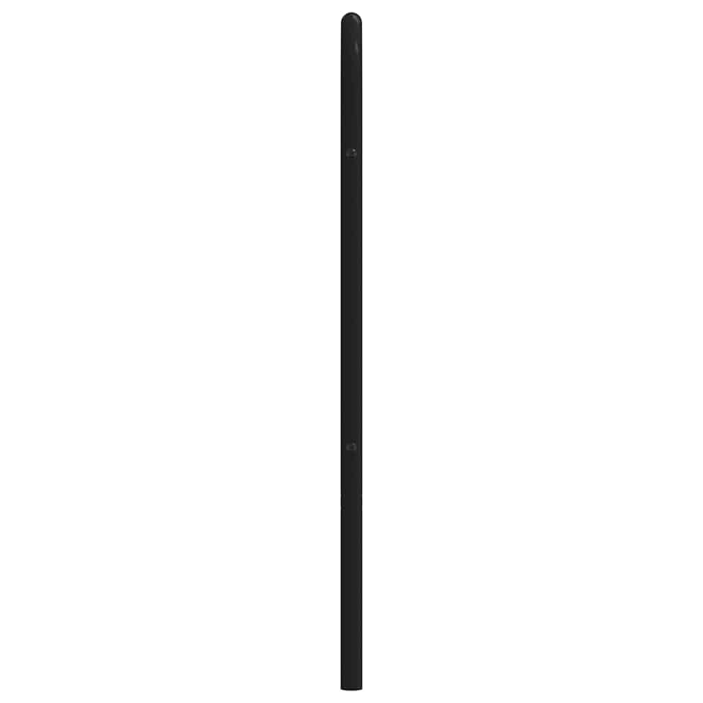 Metal Replace Headboard Black 160 cm