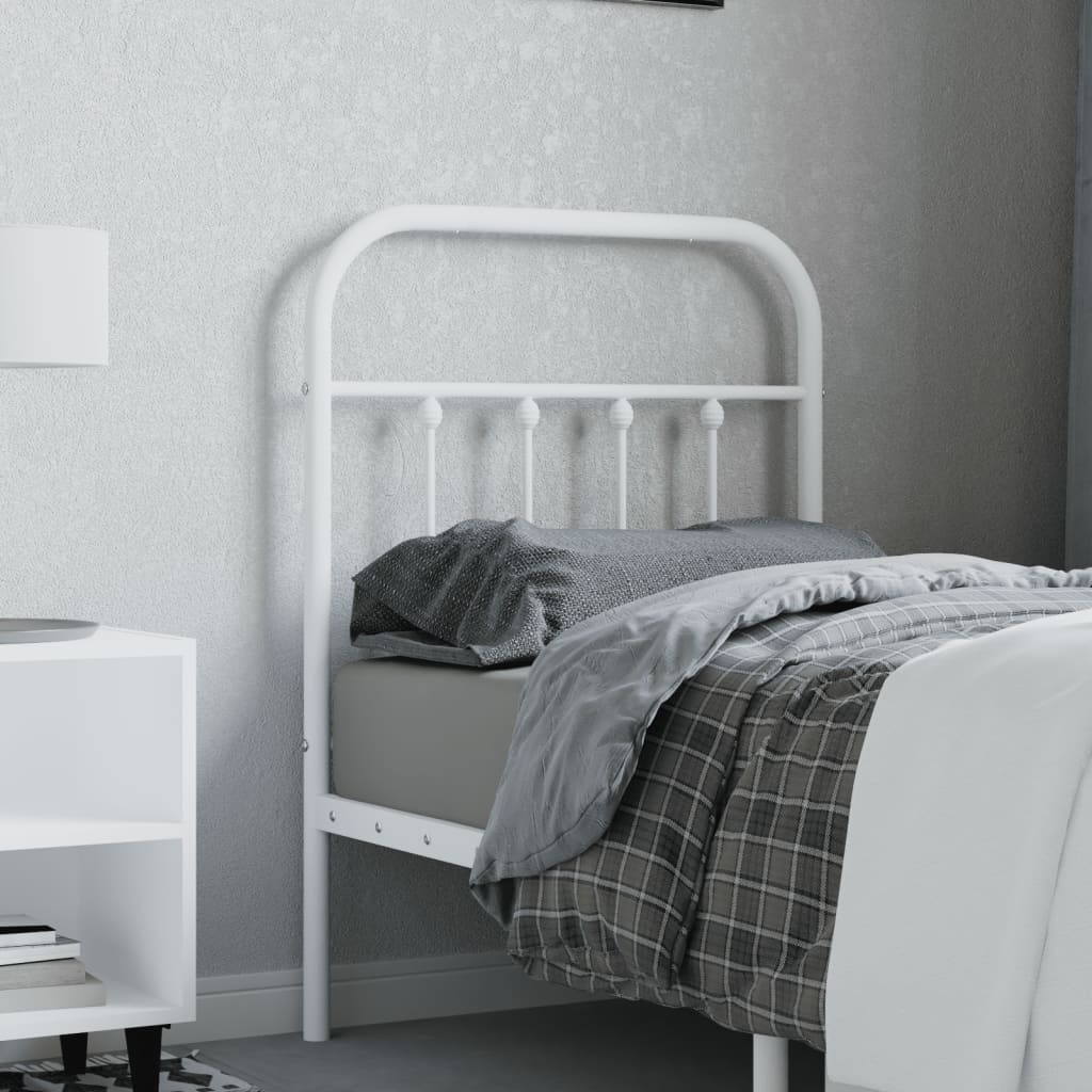 Metal Replace Headboard White 75 cm