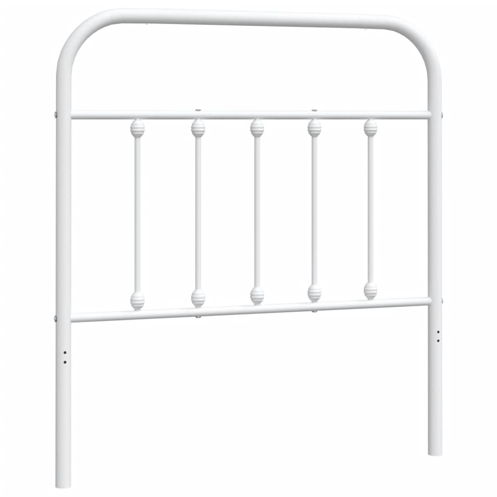 Metal Replace Headboard White 80 cm