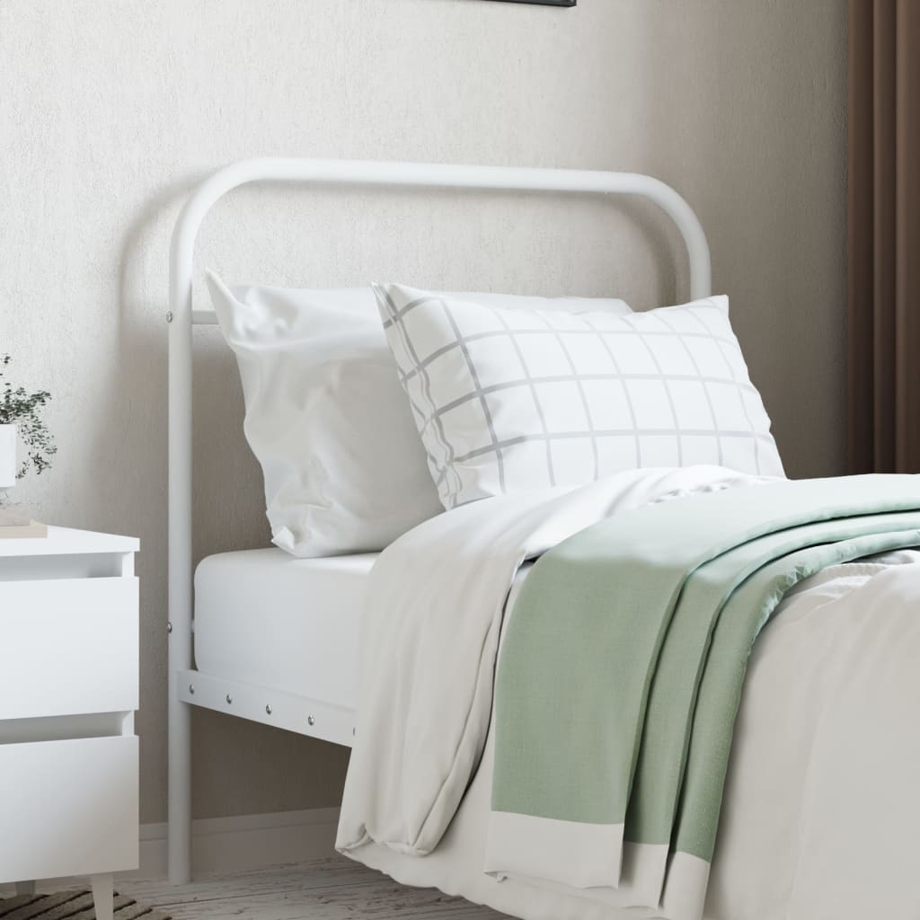 Metal Replace Headboard White 80 cm
