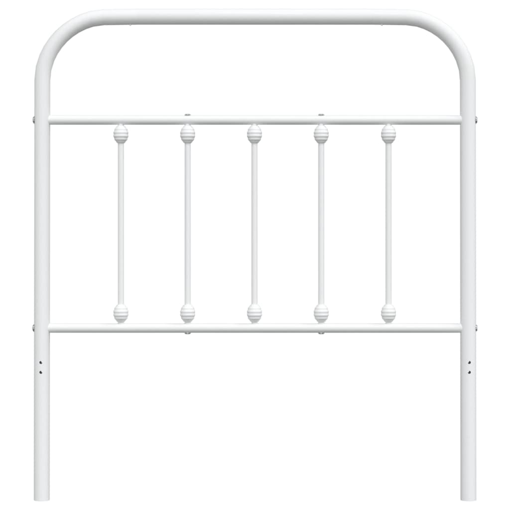 Metal Replace Headboard White 80 cm