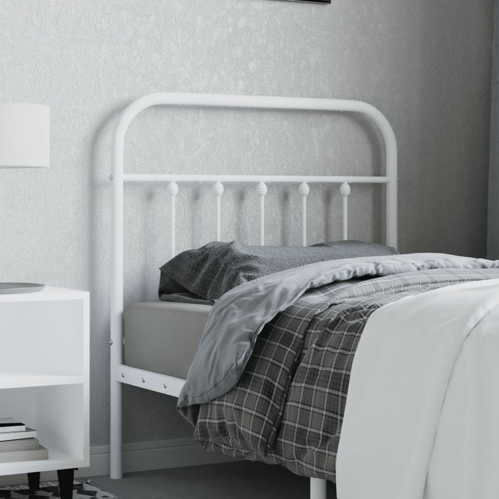 Metal Replace Headboard White 80 cm