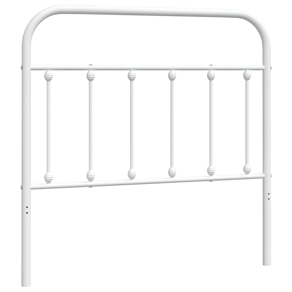 Metal Replace Headboard White 100 cm