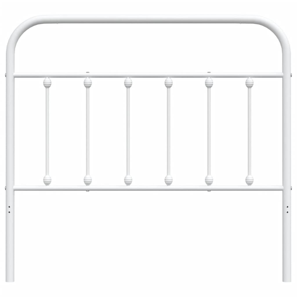 Metal Replace Headboard White 107 cm