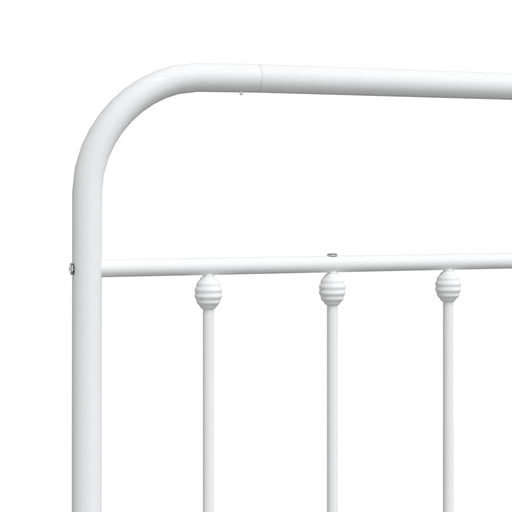 Metal Replace Headboard White 120 cm
