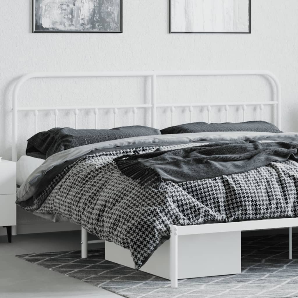 Metal Replace Headboard White 200 cm