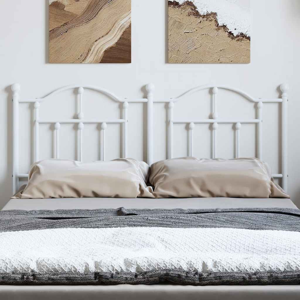 Metal Replace Headboard White 135 cm