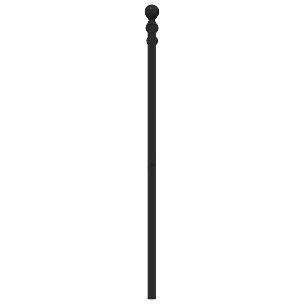 Metal Replace Headboard Black 193 cm