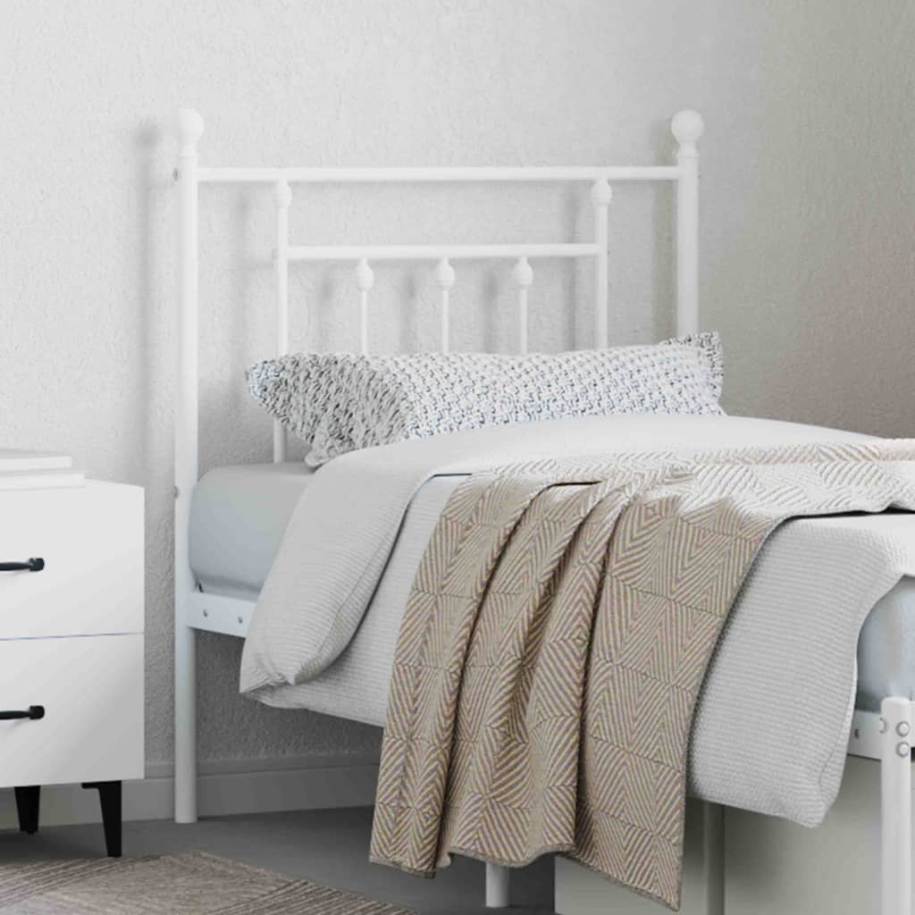 Metal Replace Headboard White 75 cm