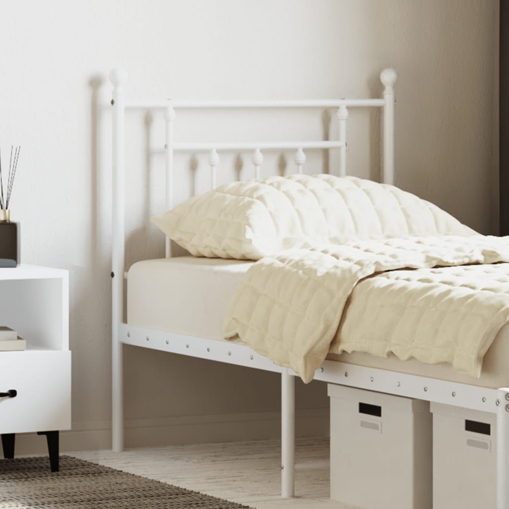 Metal Replace Headboard White 75 cm