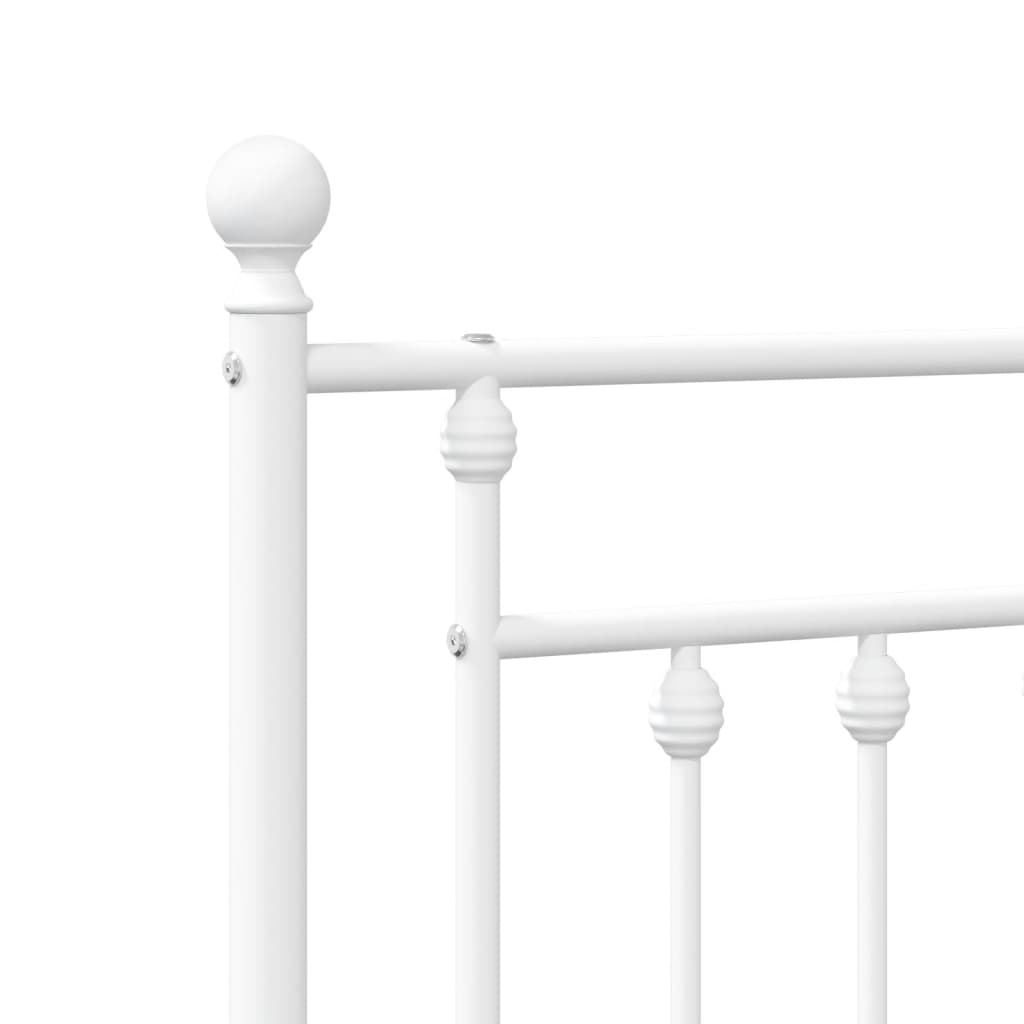 Metal Replace Headboard White 80 cm
