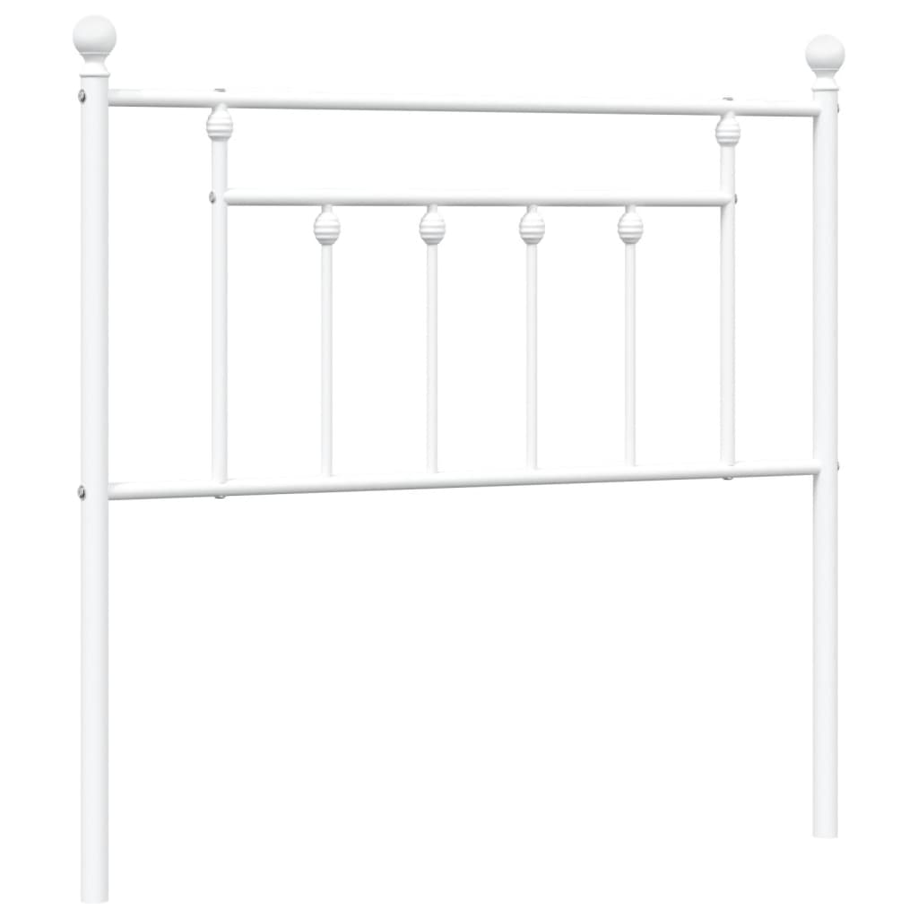 Metal Replace Headboard White 90 cm