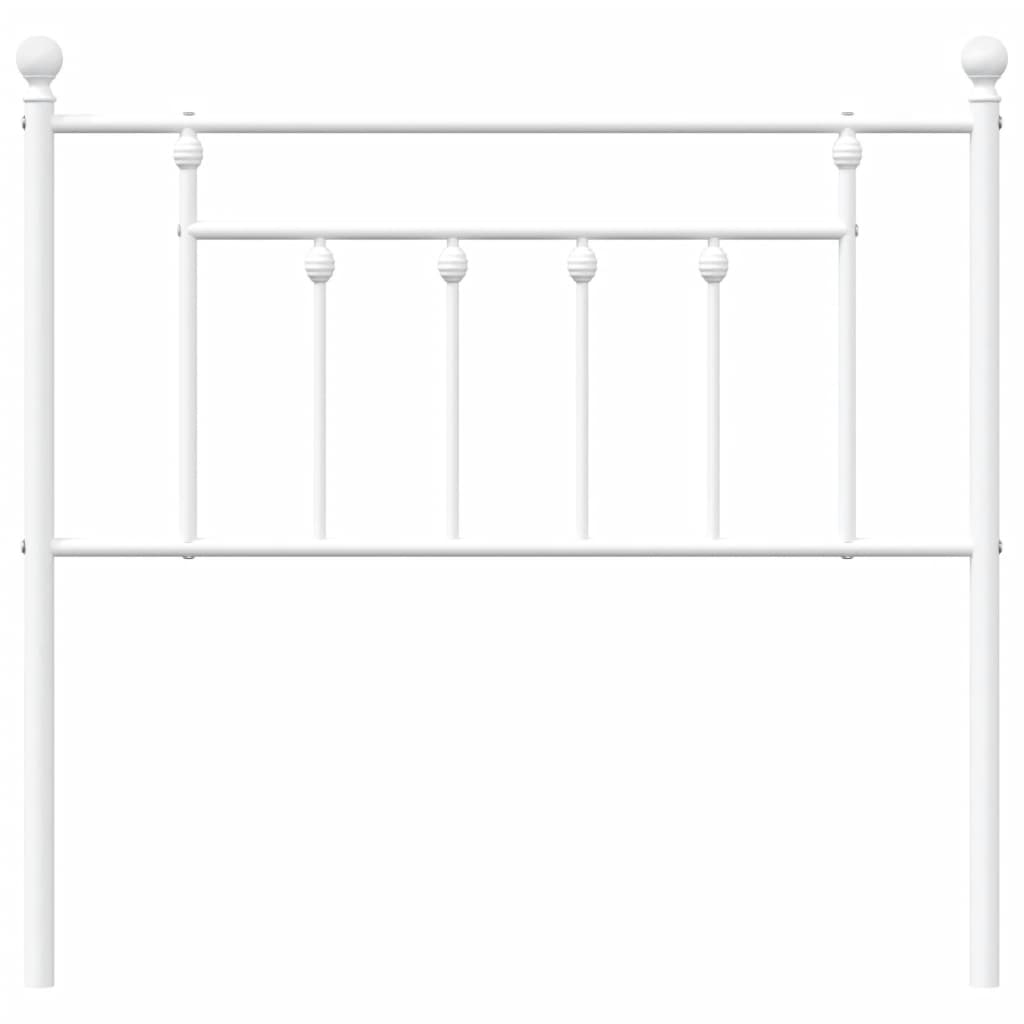 Metal Replace Headboard White 90 cm