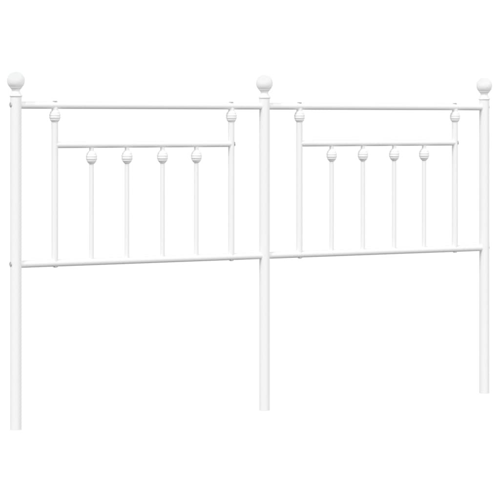 Metal Replace Headboard White 160 cm