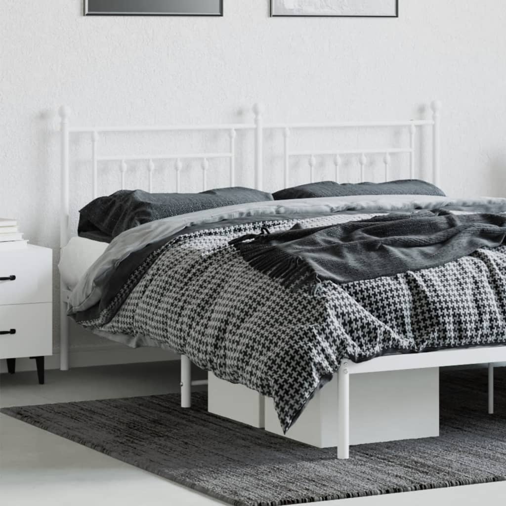 Metal Replace Headboard White 160 cm