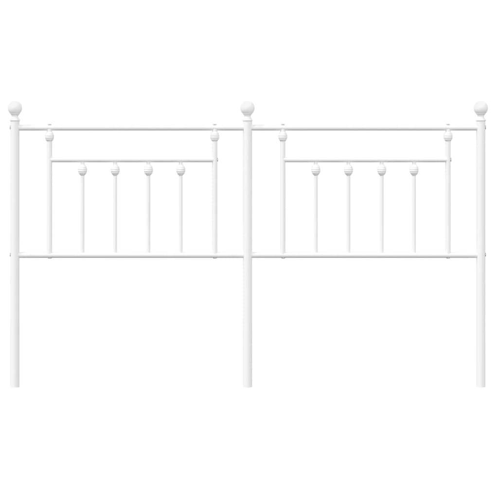 Metal Replace Headboard White 160 cm