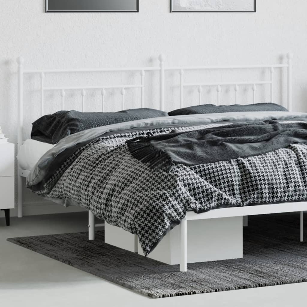Metal Replace Headboard White 200 cm