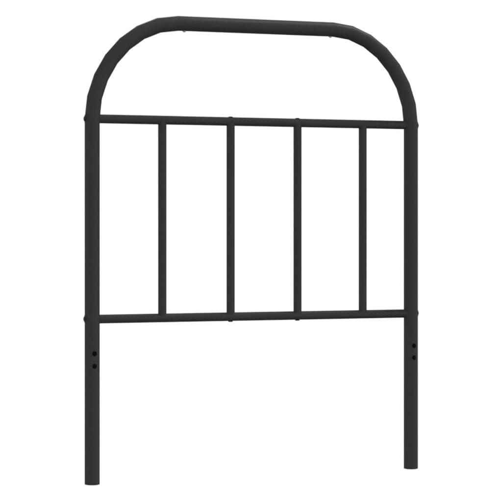 Metal Replace Headboard Black 75 cm