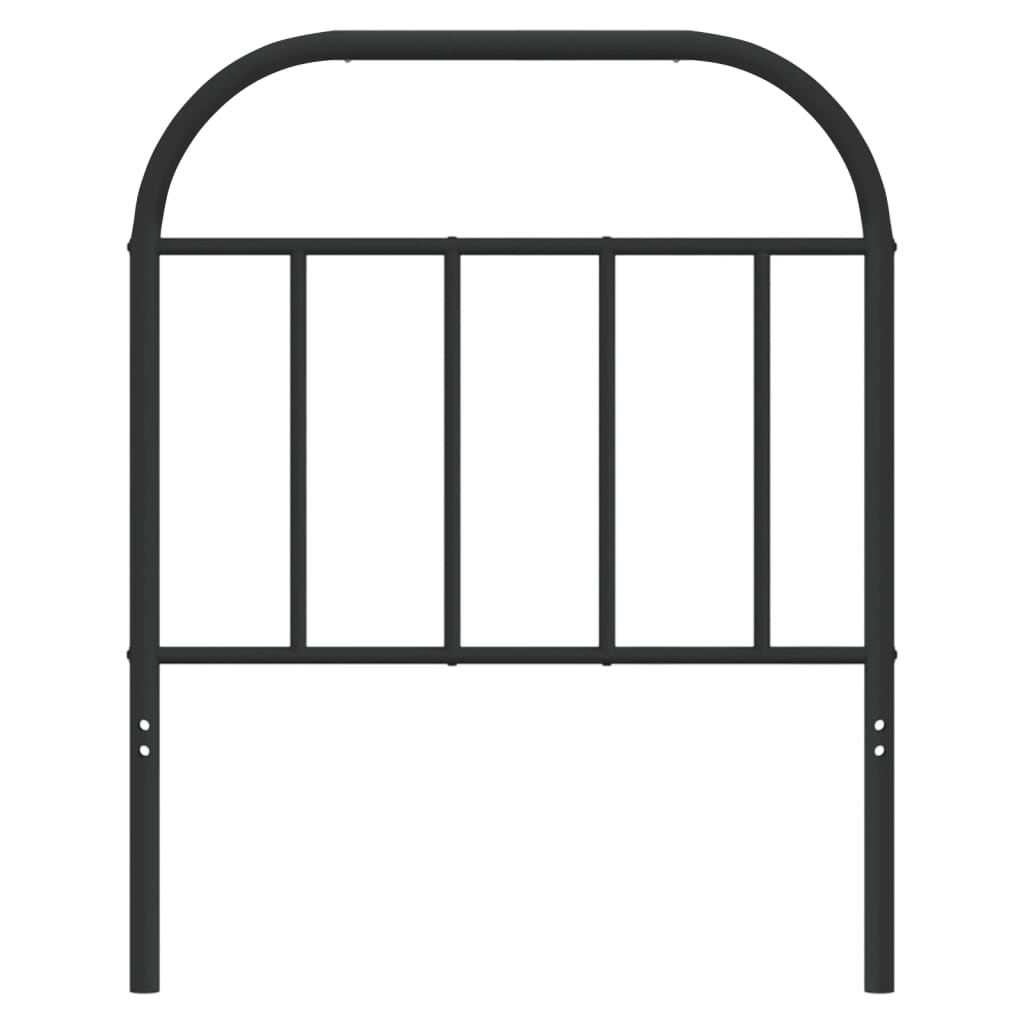 Metal Replace Headboard Black 75 cm