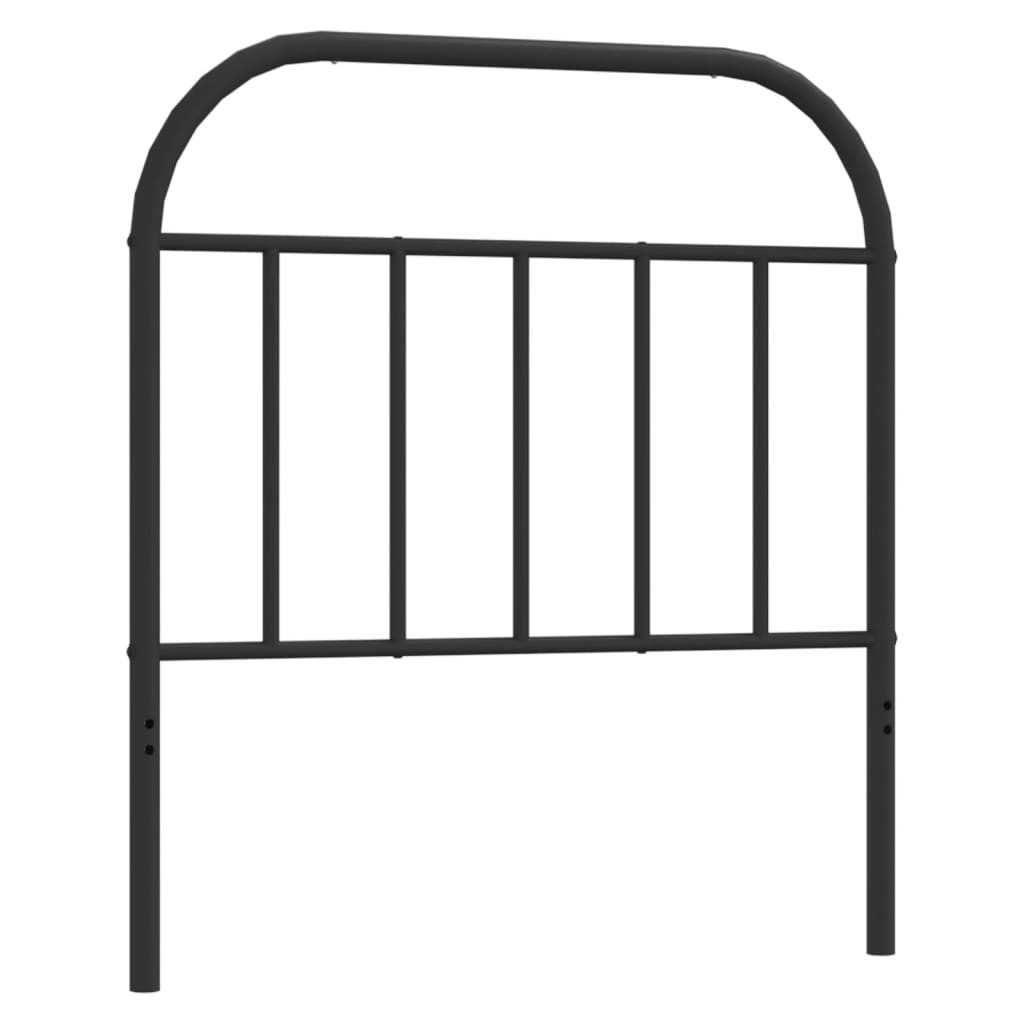 Metal Replace Headboard Black 80 cm