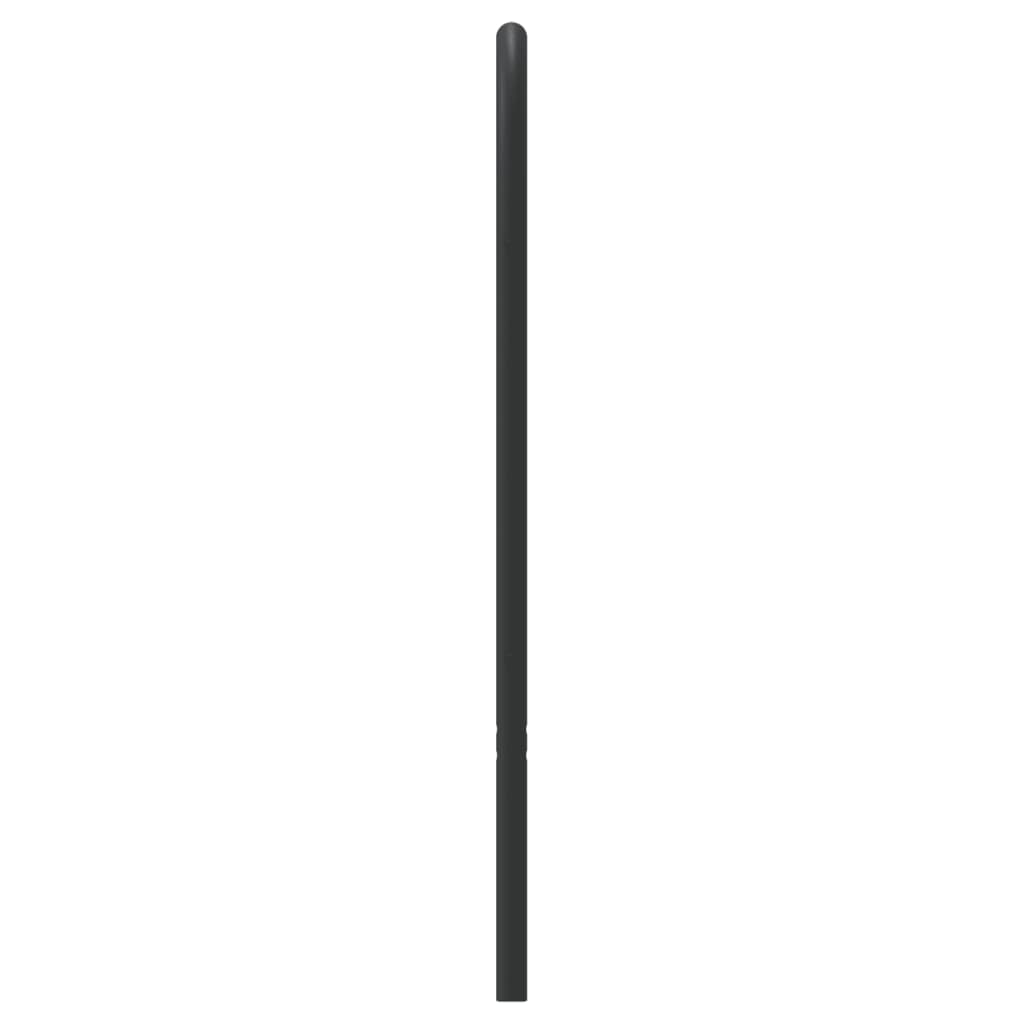 Metal Replace Headboard Black 80 cm