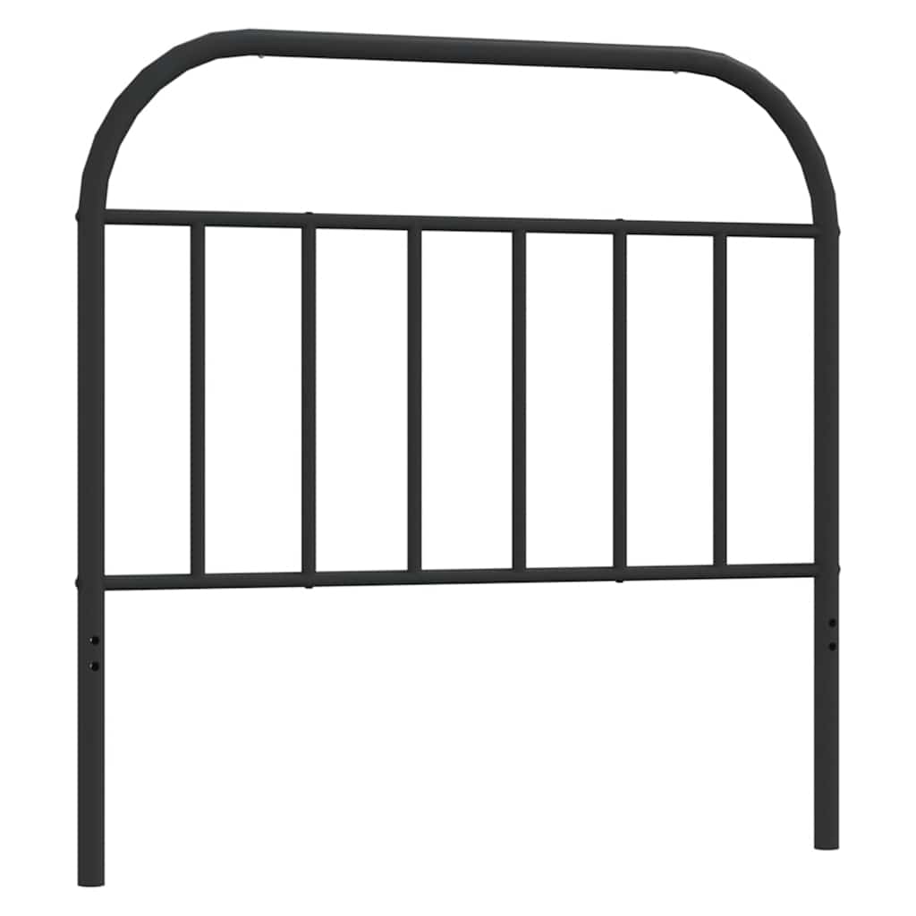 Metal Replace Headboard Black 100 cm