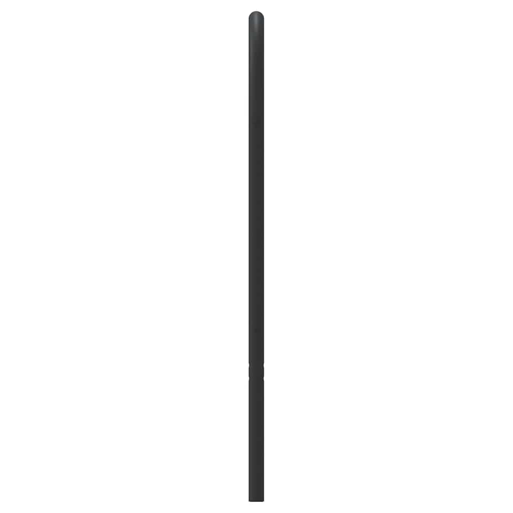 Metal Replace Headboard Black 120 cm