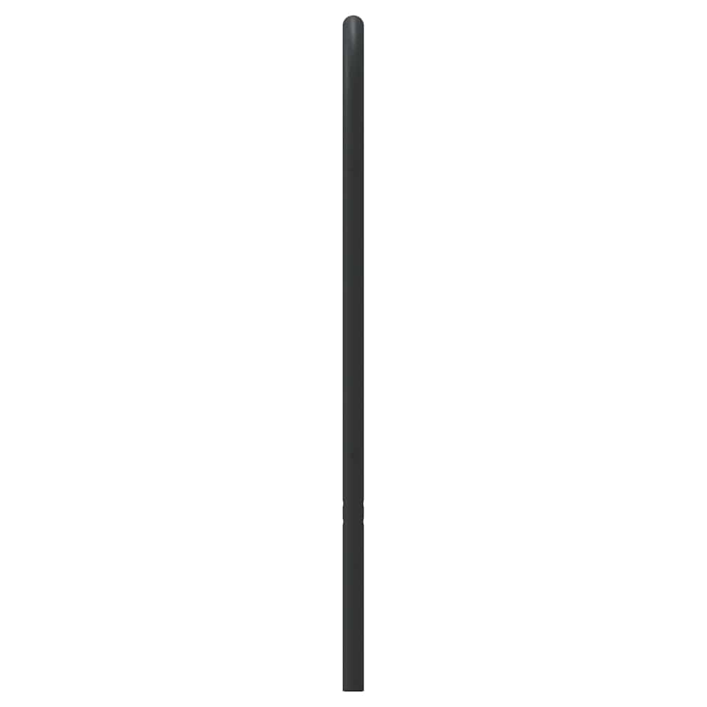 Metal Replace Headboard Black 140 cm