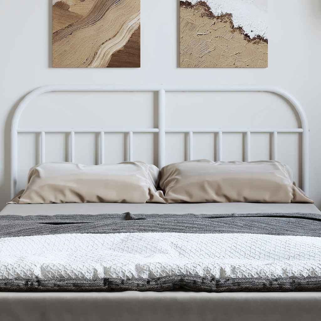 Metal Replace Headboard White 135 cm