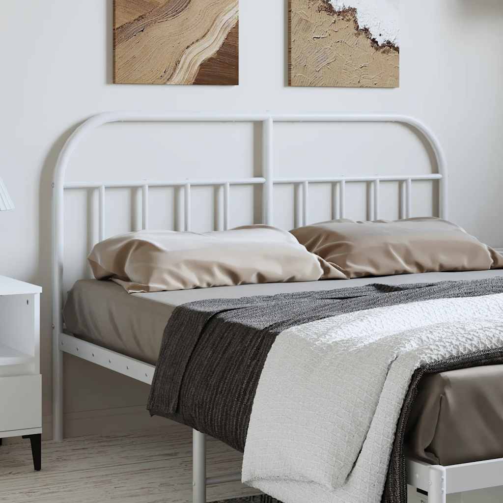 Metal Replace Headboard White 135 cm
