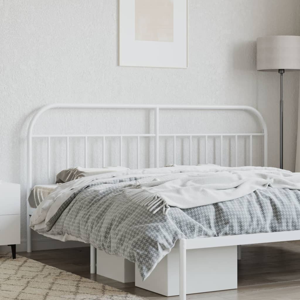 Metal Replace Headboard White 200 cm